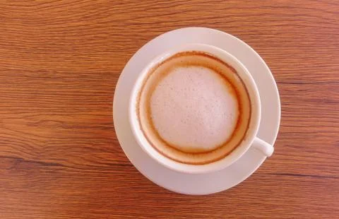 Cappuccino coffee cup Stock Photos