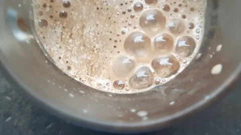 Cappuccino Coffee Making Process Video stock 233895717