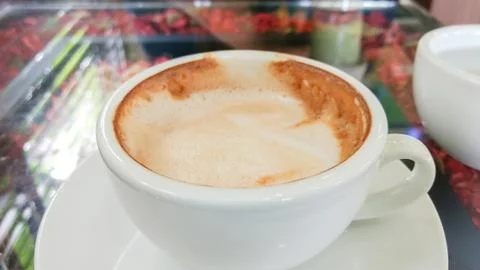 Cappuccino cup Stock Photos