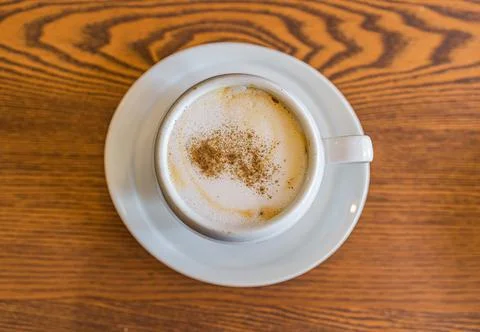 Cappuccino cup Stock Photos