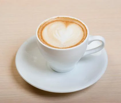 Cappuccino cup.coffee Stock Photos