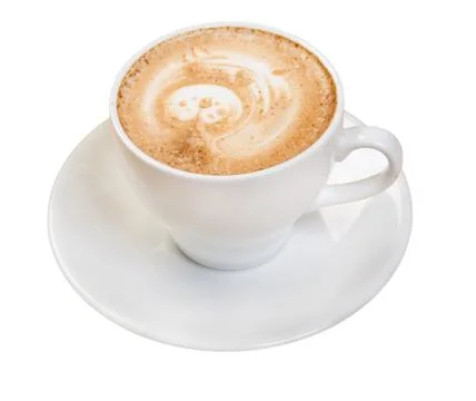 Cappuccino cup.coffee Foto stock