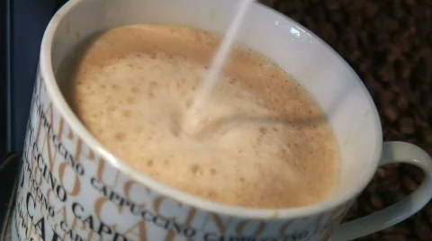 Cappuccino Stock Footage 747913