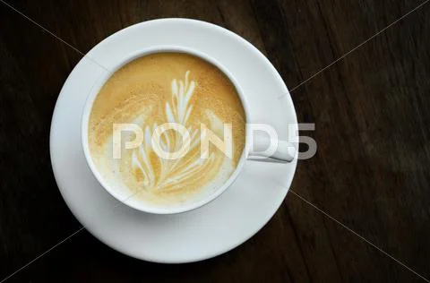 Cappucino coffee cup Stock Photos