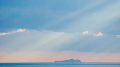 Capraia island Timelapse 動画素材 73969952