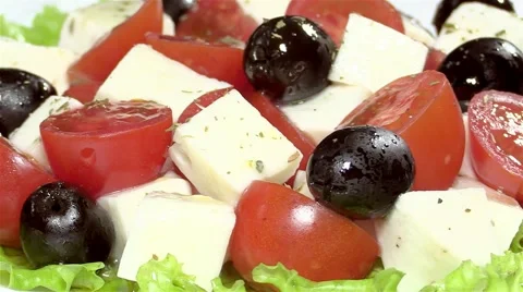 Caprese salad Stock Footage 48787209