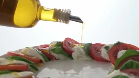 Caprese salad Stock Footage 147993056