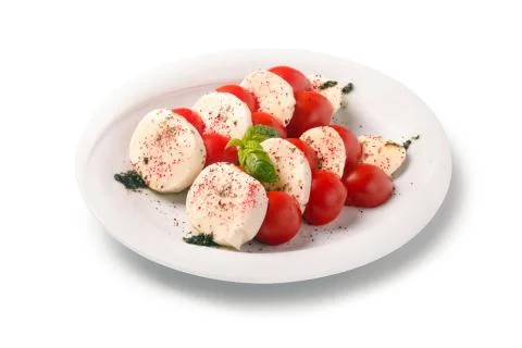 Caprese salad isolate Foto stock