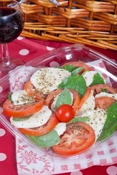 Caprese salad Stock Photos
