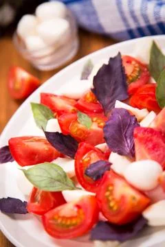 Caprese salad Stock Photos
