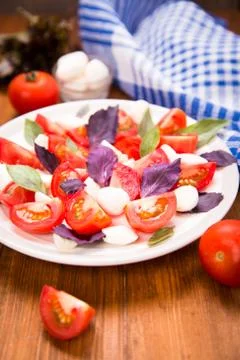 Caprese salad Stock Photos