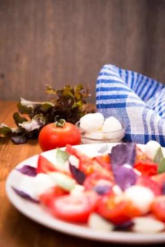 Caprese salad Stock Photos