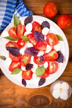 Caprese salad Stock Photos