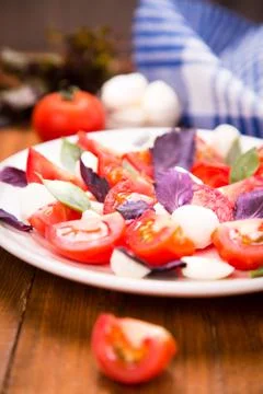 Caprese salad Foto stock