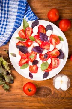 Caprese salad Stock Photos