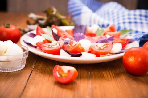 Caprese salad Stock Photos