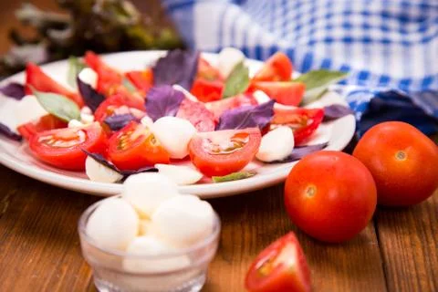Caprese salad Stock Photos