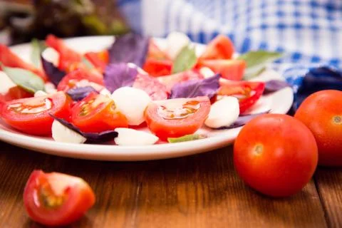 Caprese salad Stock Photos