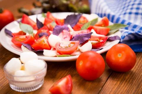Caprese salad Stock Photos