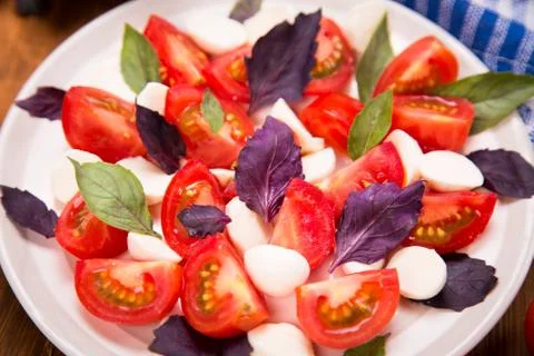 Caprese salad Stock Photos