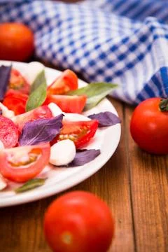 Caprese salad Stock Photos