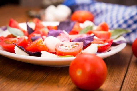 Caprese salad Stock Photos