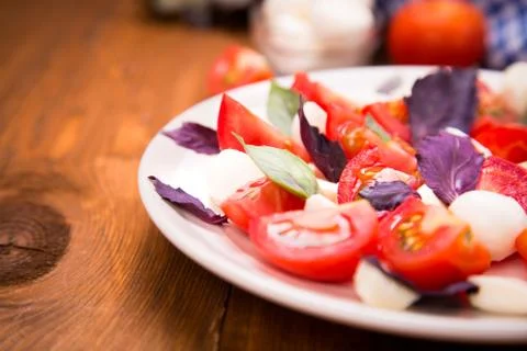 Caprese salad Stock Photos