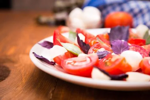 Caprese salad Foto stock