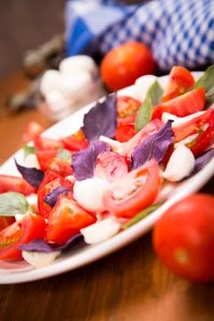 Caprese salad Foto stock