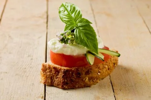Caprese starter Stock Photos