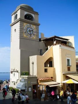 Capri Clocktower Stock Photos