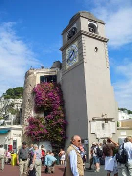 Capri Clocktower Stock Photos