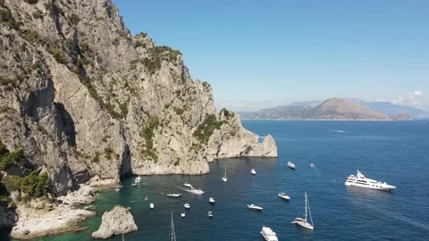 Capri Coastline Stock Footage 150235400