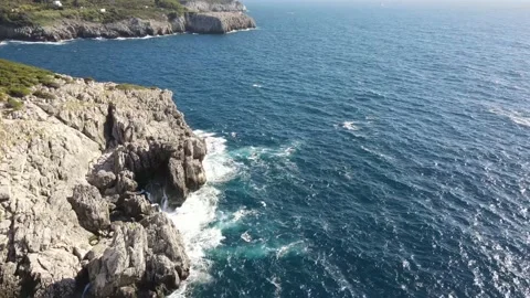 Capri Coastline Stock Footage 150235669