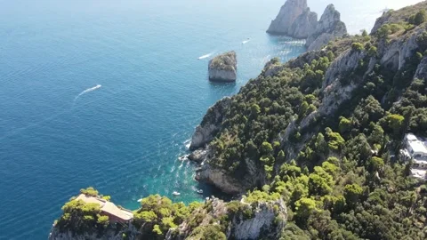 Capri Coastline Stock Footage 150236109
