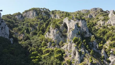 Capri Drone Rise Stock Footage 150237221