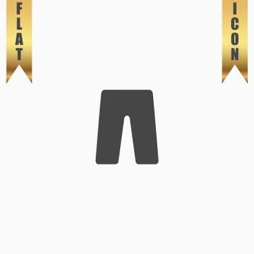 Capri flat icon Stock Illustration