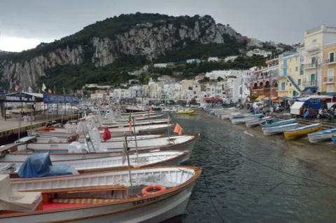 Capri Harbor Stock Photos