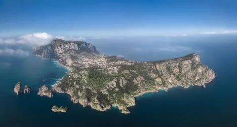 Capri Panorama Stock Photos