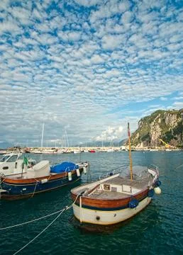 Capri port Stock Photos
