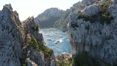 Capri Rocks Stock Footage 150252528