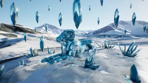 Capricorn animated Background. Magic and Occult Knowledge. Stock Footage 121308390