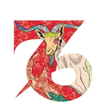Capricorn Stockillustratie