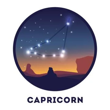 Capricorn 库存插图