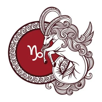 Capricorn 库存插图