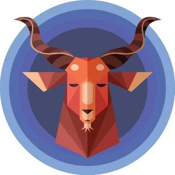 Capricorn 库存插图