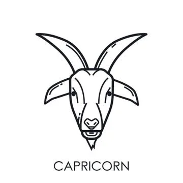 Capricorn 库存插图