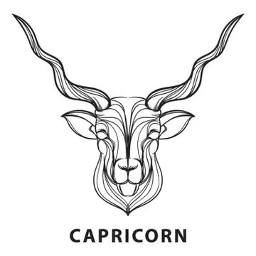 Capricorn 库存插图