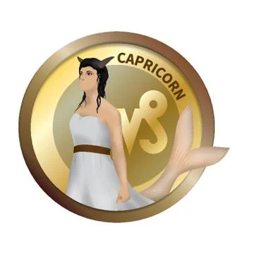Capricorn 库存插图