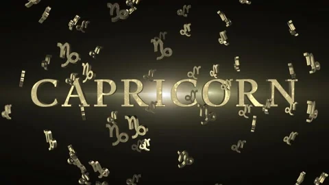 Capricorn Zodiac Three Dimensional Animation Stock-Footage 171099604